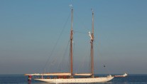 Sailing yacht Germania Nova -  At Anchor
